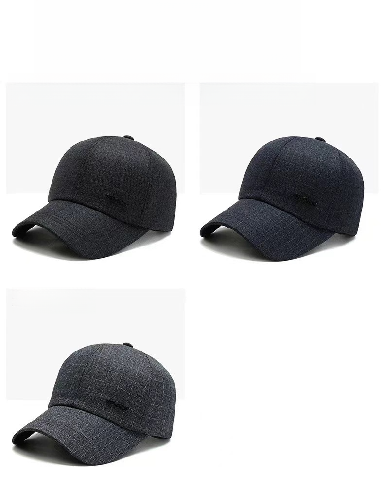 Casquette de baseball multifonctionnelle pour hommes, style classique, pour le printemps et l'automne, pour personnes âgées, style extérieur, avec languette de canard_voghion.com